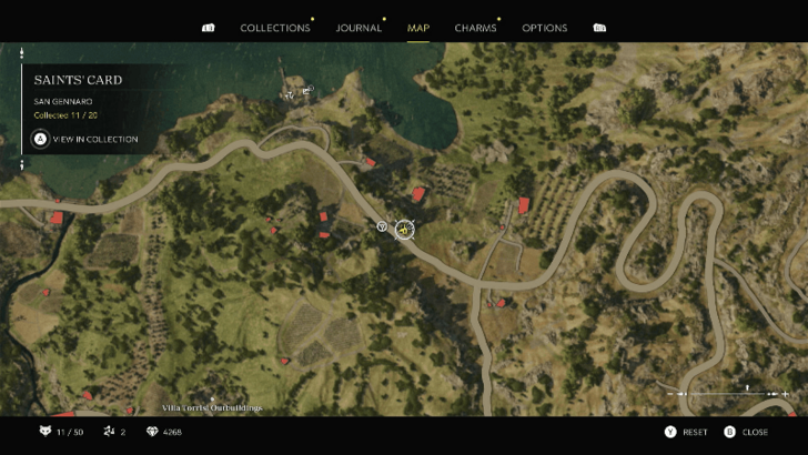 San Gennaro The shrine is located on a small hill south of Lago Efesto. Map Location