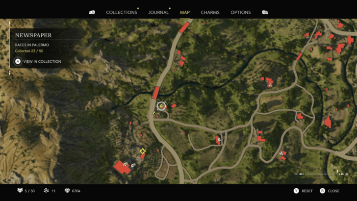 Races in Palermo Found on top of a stone table just outside a small house. You can obtain it right after arriving in the meeting place and getting out of the car in Chapter 5 where Enzo has to infiltrate Ludovici