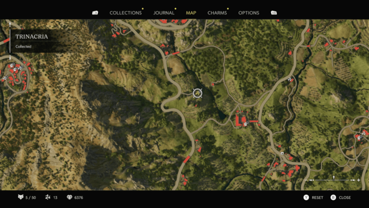 Trinacria 11 Found hanging on an archway in the Chapel of Saint Agatha. You can obtain it during the event where Enzo has to kill Caccini and just before the car chase in Chapter 13. Map Location