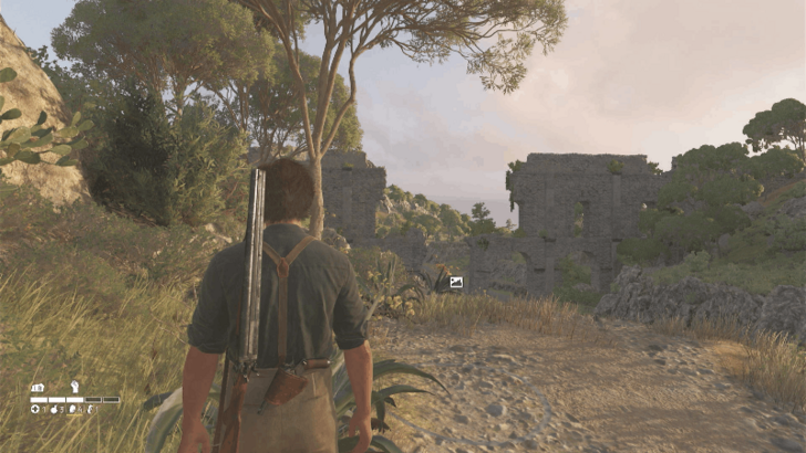 Norman Arched Walls in the Sicilian Countryside The photograph spot is on the grassy area at the eastmost road in L