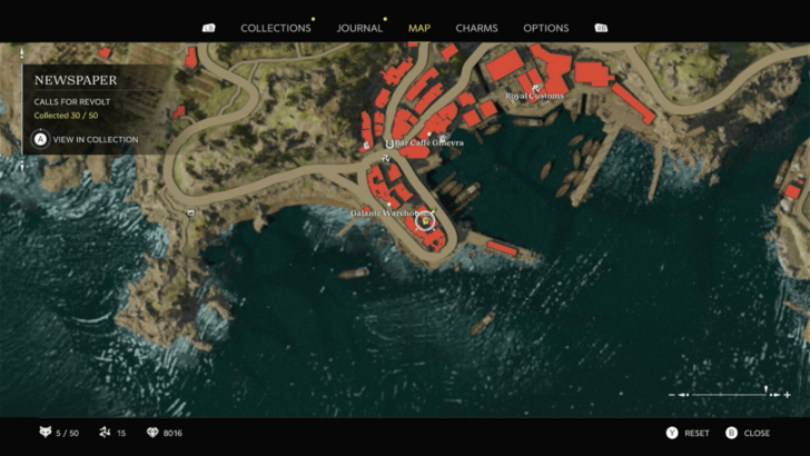 Calls For Revolt Found on a stone bench in the southwest part of Porto Almaro within the Galante Warehouse area. Map Location