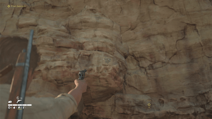 Trinacria 13 Found hanging above the entrance to a large cave near a small enemy camp on the edge of the mountain. You