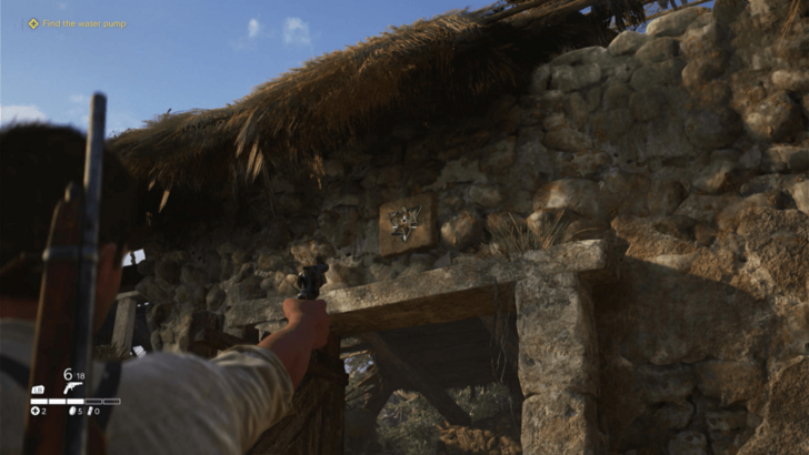 Trinacria 15 Found above the locked wooden door in the abandoned old farm. You