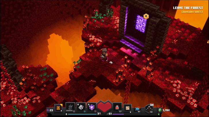Minecraft Dungeons - Crimson Forest Leave the Forest