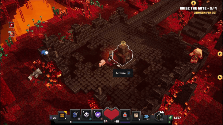 Minecraft Dungeons - Minecraft Dungeons - Unlock Soul Sand Valley Raise the Gate