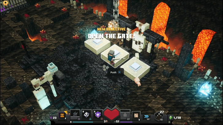 Minecraft Dungeons - Soul Sand Valley Open the Gate