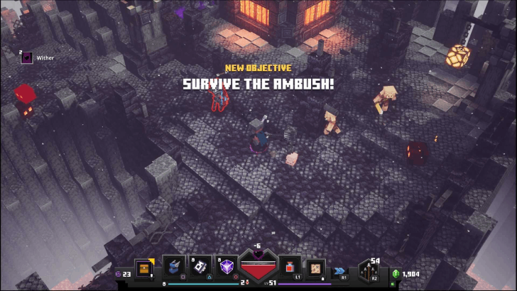 Minecraft Dungeons - Basalt Deltas Survive the Ambush