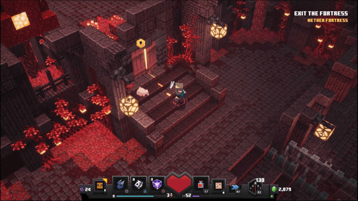 Minecraft Dungeons - Nether Fortress Exit the Fortress