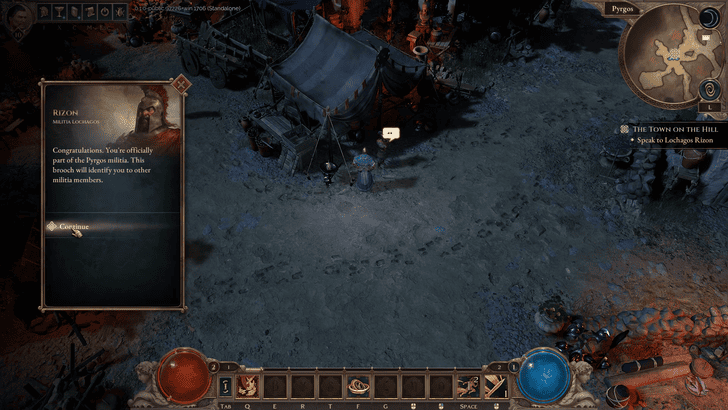 Titan Quest 2 - Speak to Lochagos Rizon