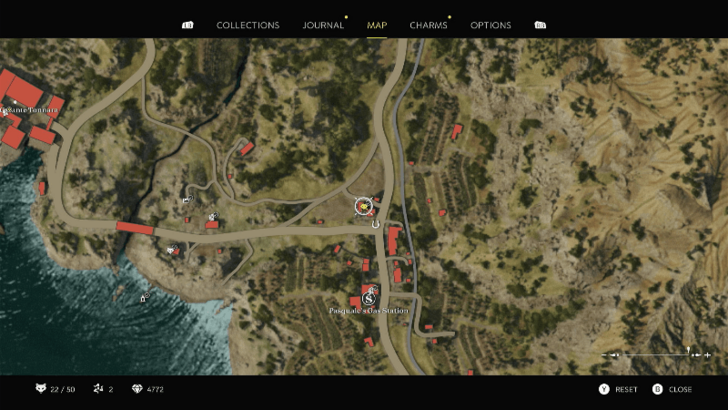 Mystery Fox 24 On the wooden bench at the second floor of the house with a black metal fence north of Pasquale