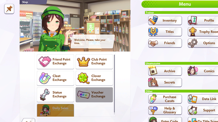 Exchange for Clovers