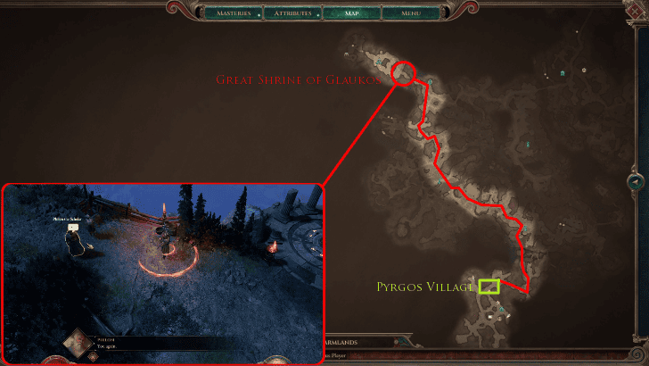 Titan Quest 2 - Go to Glaukos