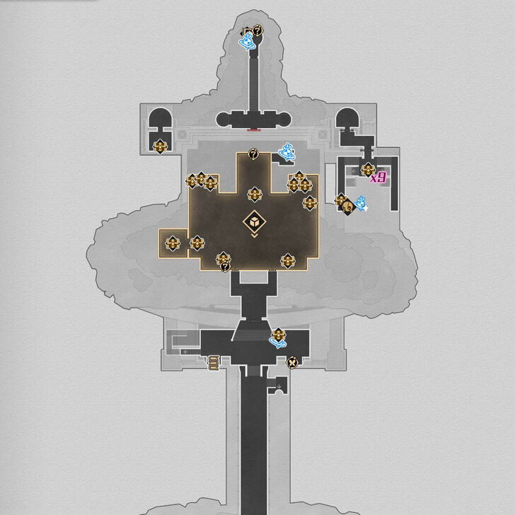 HSR Sanctum of Prophecy Janusopolis F1 North Map