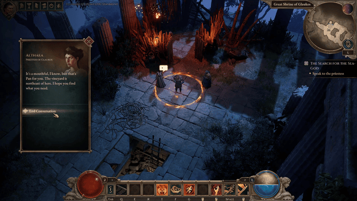 Titan Quest 2 -Speak to the Priestess