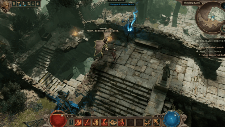 Titan Quest 2 Talk to the Minyade Leader