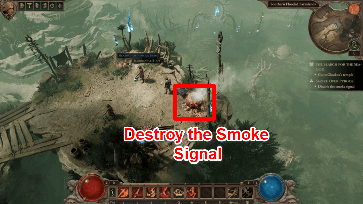 Titan Quest 2 Smoke Over Pyrgos Disable the Smoke Signal