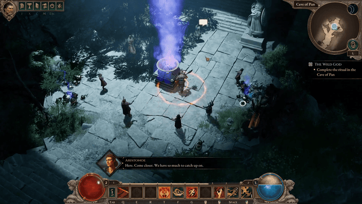 Titan Quest 2 - Complete the Ritual in the Cave of Pan