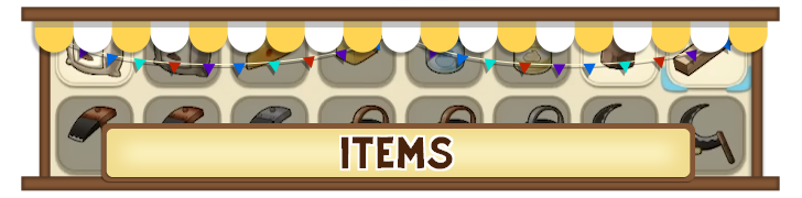 Story of Seasons Grand Bazaar - Items