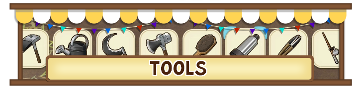 Story of Seasons: Grand Bazaar - Tools