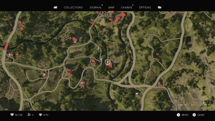 Mystery Fox 32 On the wooden table at the abadoned house by the river south of Torrisi. Map Location