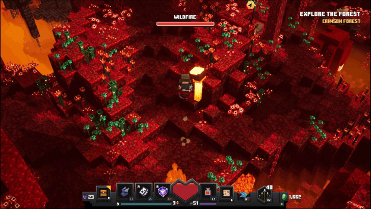 Minecraft Dungeons - Wildfire Break Shields