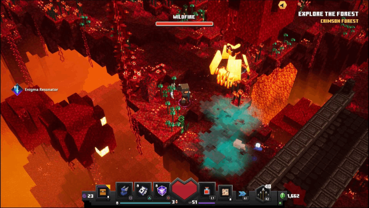 Minecraft Dungeons - Wildfire Defeat Blazes Quickly