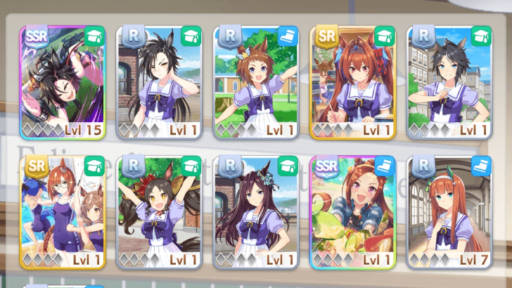 Focus on Speed and Wit Support Cards