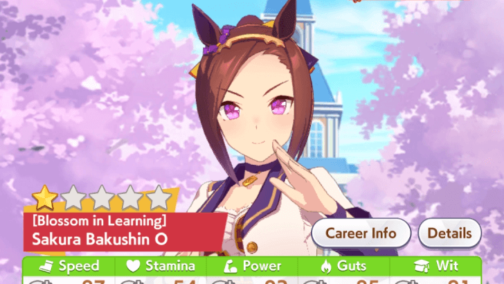 Sakura Bakushin O - Career Scenario Mode