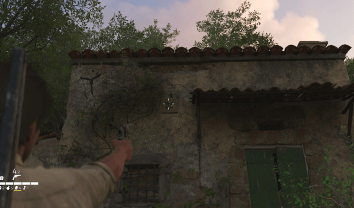 Trinacria 27 Found hanging on a wall of an abandoned house with a green door west of Villa Torrisi. Overworld Location