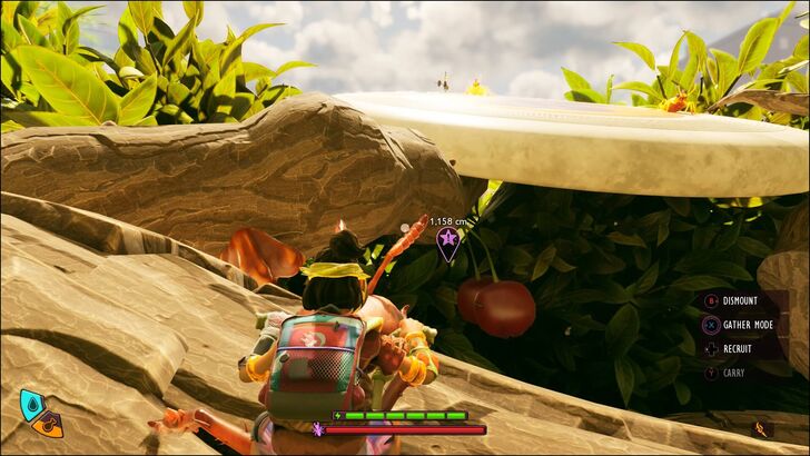 Take Right Branch to Reach the Frisbee