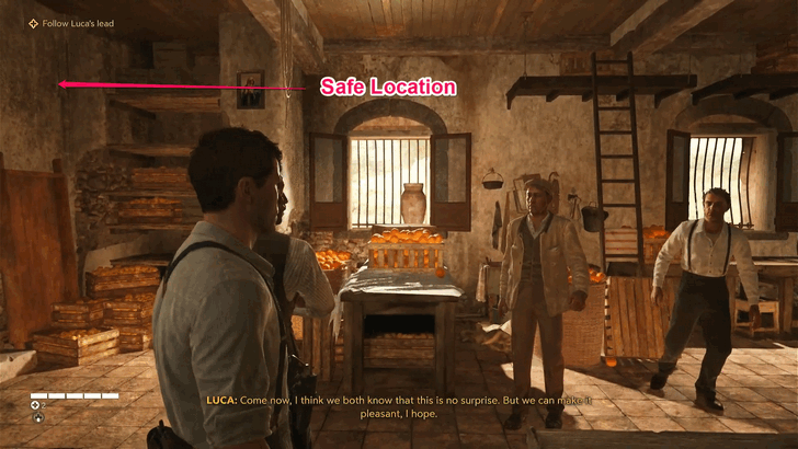 Signor Affini Safe Location