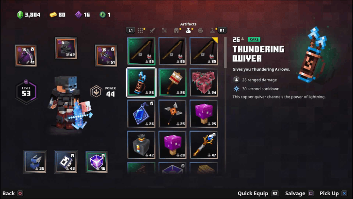 Minecraft Dungeons - Flames of the Nether New Equipment