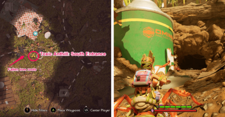 Grounded 2 Toxic Anthill Entrance