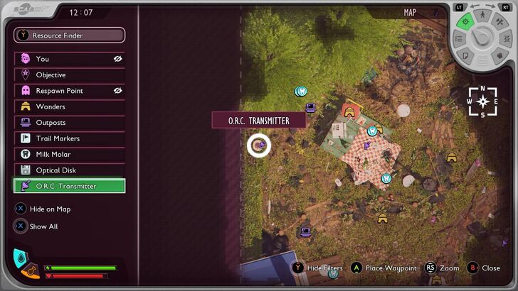 ORC Transmitter  Frisbee Location