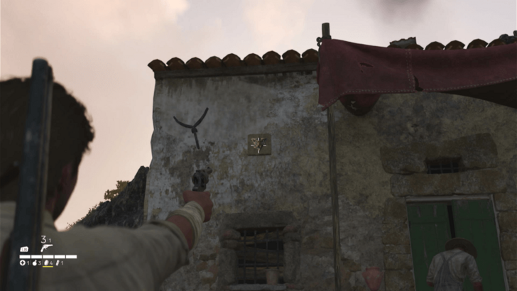 Trinacria 32 Found hanging on a wall of a small house with a green door just south of Collezolfo Sulfur Mine. Overworld Location