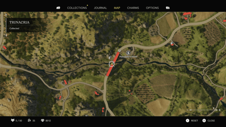 Trinacria 33 Found hanging on the wall in the middle of the bridge that