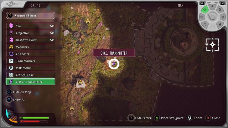 ORC Transmitter Podium Location