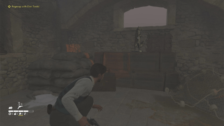 Mystery Fox 49 Found on top of the wooden box at the second floor of the warehouse during the Escort Don Torrisi objective. Clear the first wave of enemies after the cutscene ends and head to the second floor. Overworld Location