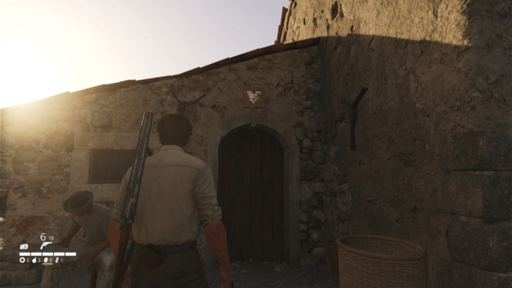 Trinacria 47 Found above the brown door of a house outside and to the west of San Celeste. Overworld Location