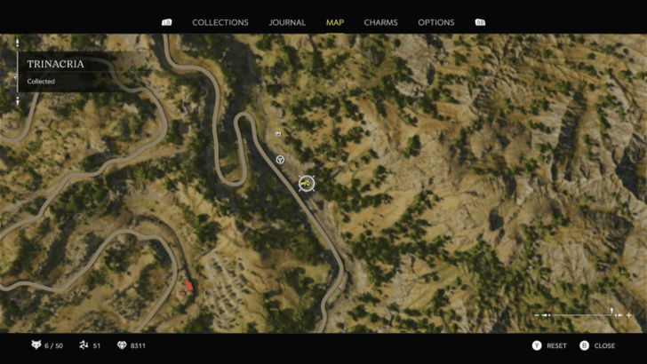 Trinacria 49 Found on a wall of a large archway in the eastern part of L