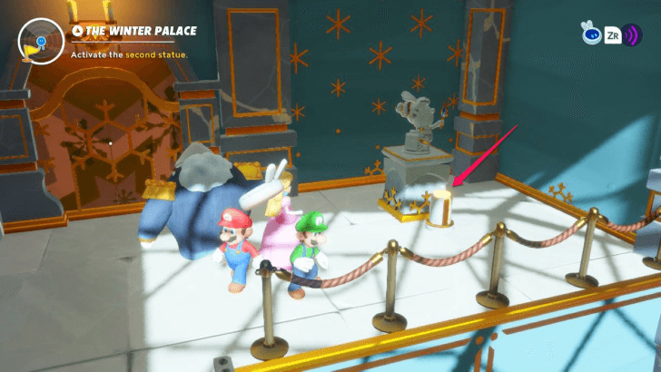 Mario Rabbids - Winter Palace Puzzle Solution 9