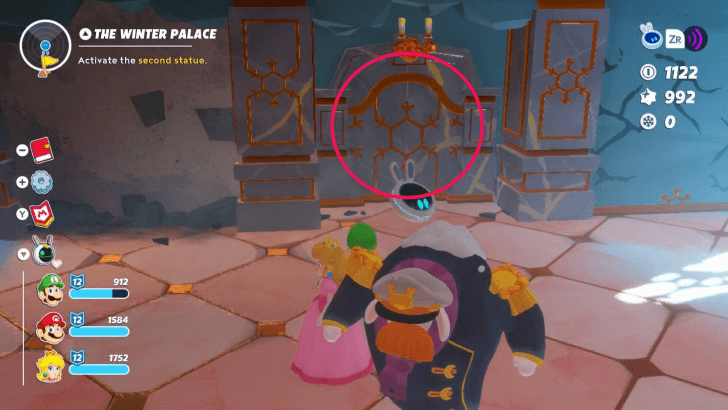 Mario Rabbids - Winter Palace Puzzle Solution 7