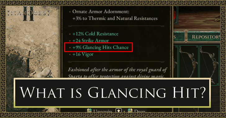Titan Quest 2 - What is Glancing Hit