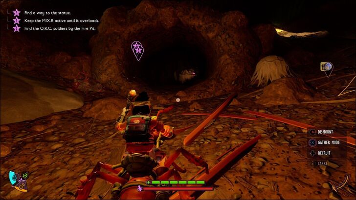 Tunnel Entrance Under the Green Bag