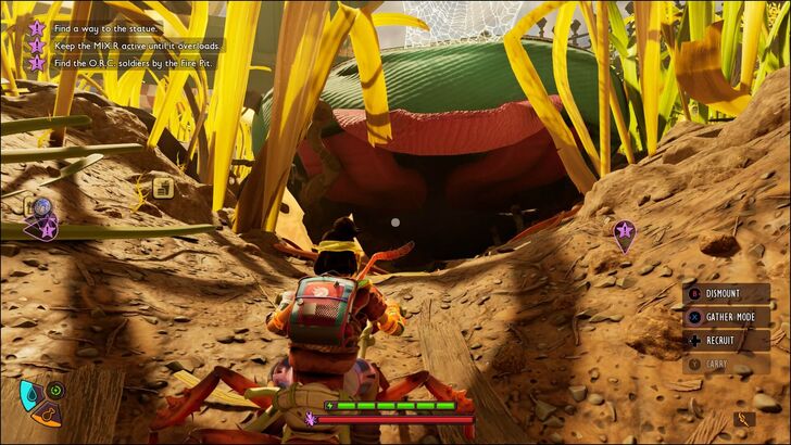 Under the Green Bag Entrance