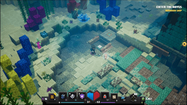 Minecraft Dungeons - Coral Rise Enter the Abyss