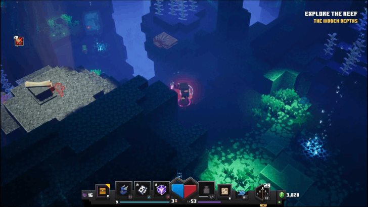 Minecraft Dungeons - Unlock Radiant Ravine Look for the Map