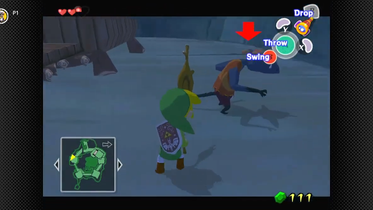 fighting a Bokoblin with a stick