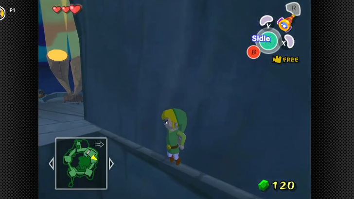 sidling along the wall