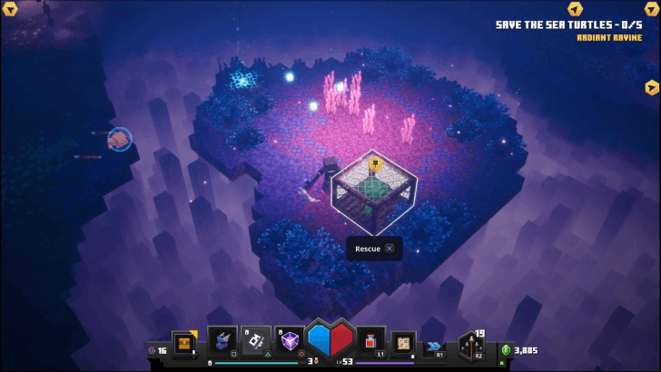 Minecraft Dungeons - Radiant Ravine Save the Sea Turtles